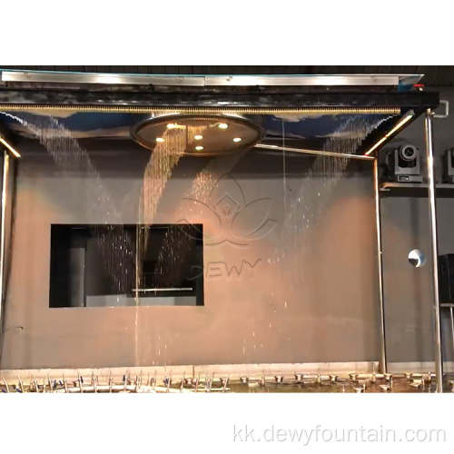 ашық немесе жабық сәндік сандық су фонтан